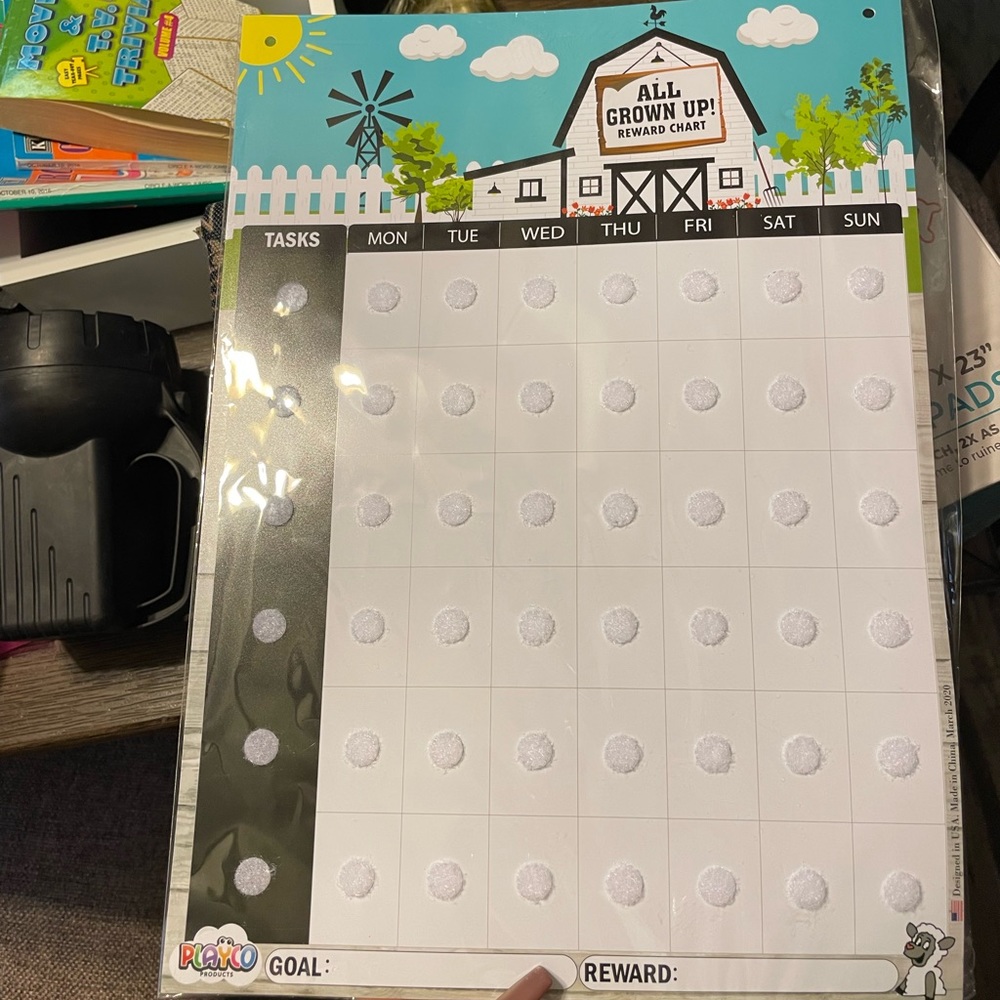 New reward chart